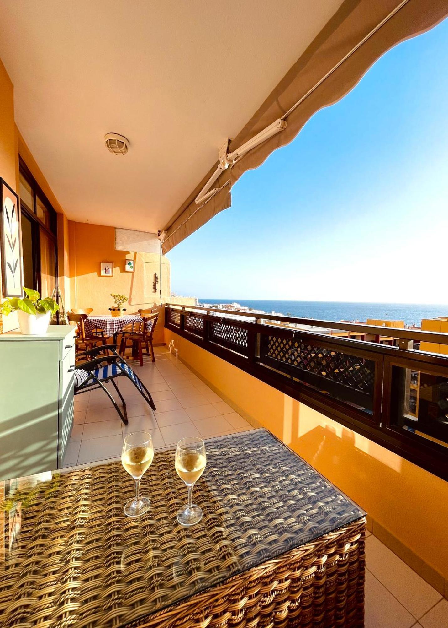 Casa Hugo - Ocean View, Quiet Pool, Fibre Net, Gigantes Apartamento *